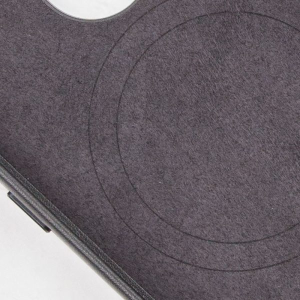 Шкіряний чохол для Apple iPhone 14 Pro Max Midnight Leather Case with MagSafe and Animation - Зображення 5