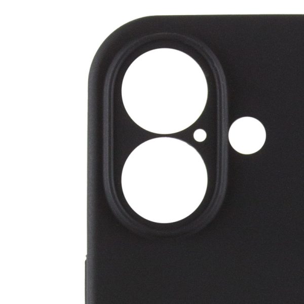 Чохол для iPhone 16 Чорний Silicone Case Full Camera Protective - Зображення 4
