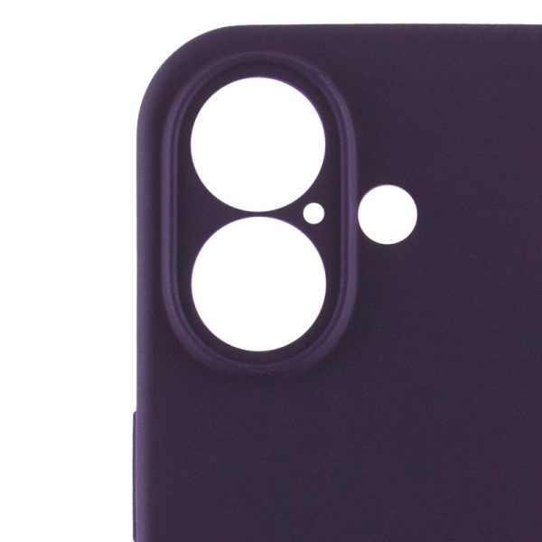 Чохол для iPhone 16 Фіолетовий Silicone Case Full Camera Protective - Зображення 4