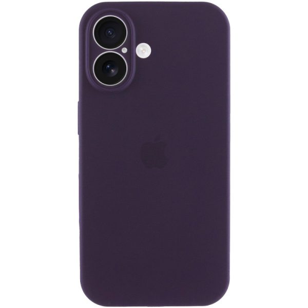 Чохол для iPhone 16 Фіолетовий Silicone Case Full Camera Protective - Зображення 5