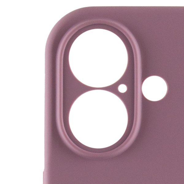 Чохол для iPhone 16 Ліловий Silicone Case Full Camera Protective - Зображення 4