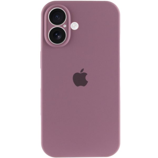 Чохол для iPhone 16 Ліловий Silicone Case Full Camera Protective - Зображення 5