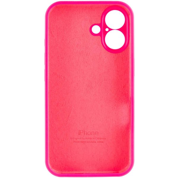 Чохол для iPhone 16 Рожевий Silicone Case Full Camera Protective - Зображення 6