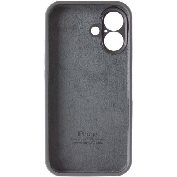 Чохол для iPhone 16 Сірий Silicone Case Full Camera Protective - Зображення 6