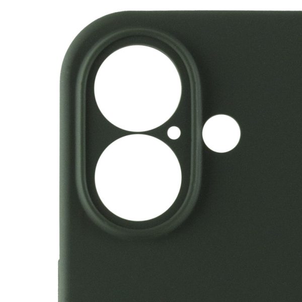 Чохол для iPhone 16 Зелений Silicone Case Full Camera Protective - Зображення 4