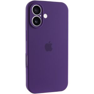 Чохол для iPhone 16 Plus Фіолетовий Silicone Case Full Camera Protective