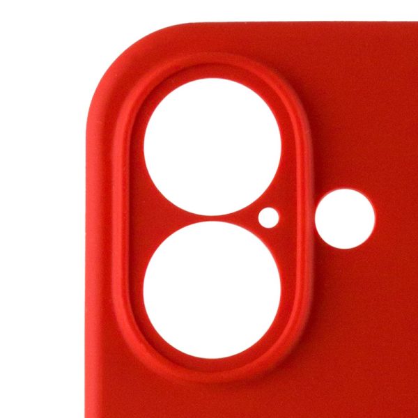 Чохол для iPhone 16 Plus Червоний Silicone Case Full Camera Protective - Зображення 5