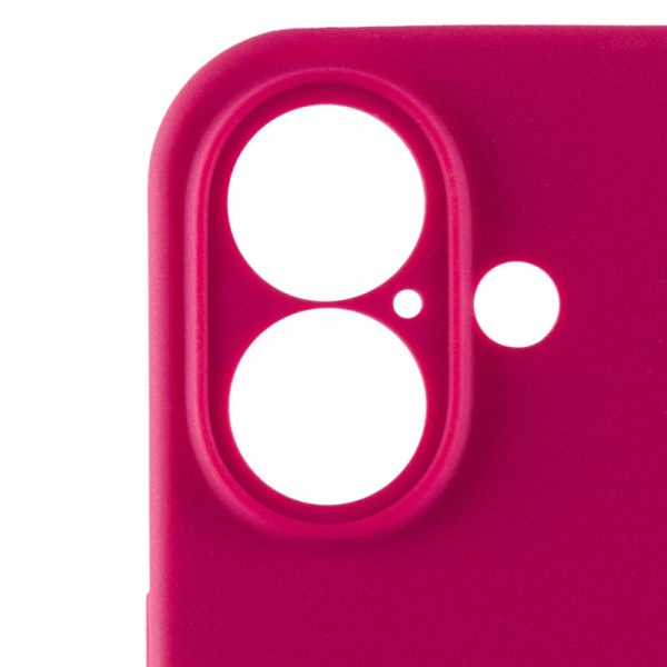 Чохол для iPhone 16 Plus Червоний Silicone Case Full Camera Protective - Зображення 4
