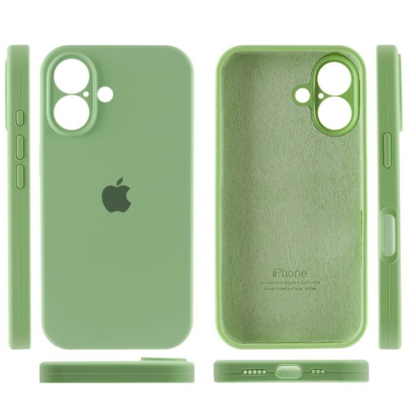 Чохол для iPhone 16 Plus М'ятний Silicone Case Full Camera Protective - Зображення 3