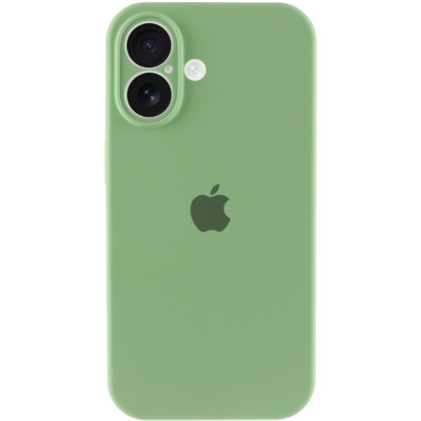 Чохол для iPhone 16 Plus М'ятний Silicone Case Full Camera Protective - Зображення 5