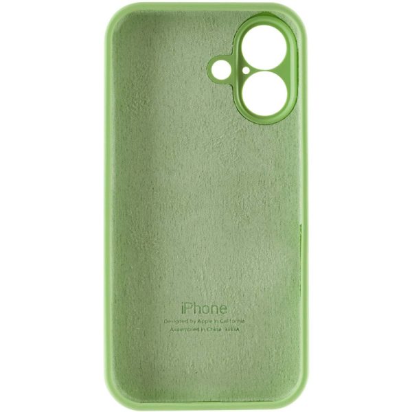 Чохол для iPhone 16 Plus М'ятний Silicone Case Full Camera Protective - Зображення 7