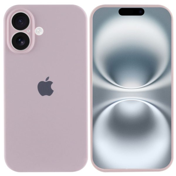 Чохол для iPhone 16 Plus Рожевий Silicone Case Full Camera Protective - Зображення 2