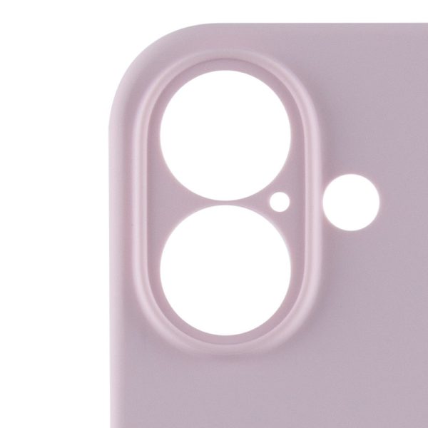 Чохол для iPhone 16 Plus Рожевий Silicone Case Full Camera Protective - Зображення 4