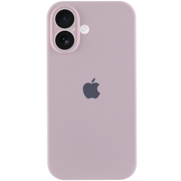 Чохол для iPhone 16 Plus Рожевий Silicone Case Full Camera Protective - Зображення 5