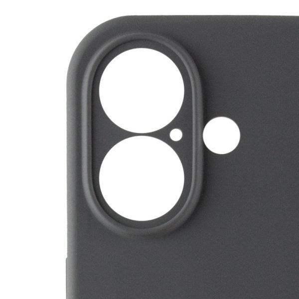 Чохол для iPhone 16 Plus Сірий Silicone Case Full Camera Protective - Зображення 4