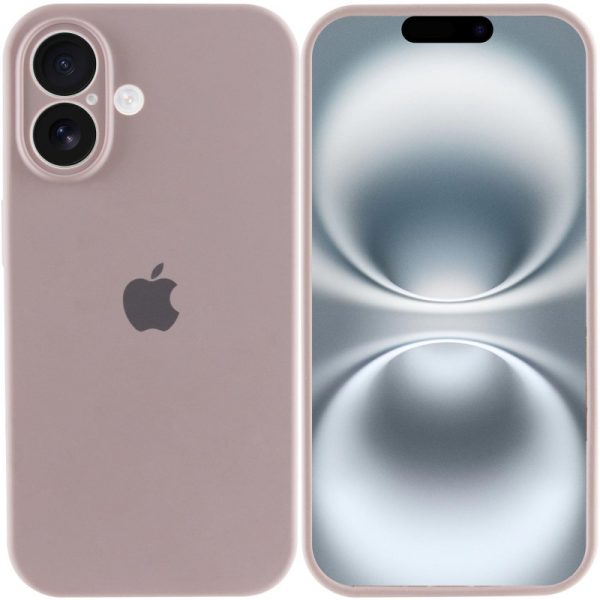 Чохол для iPhone 16 Plus Сірий Silicone Case Full Camera Protective - Зображення 2