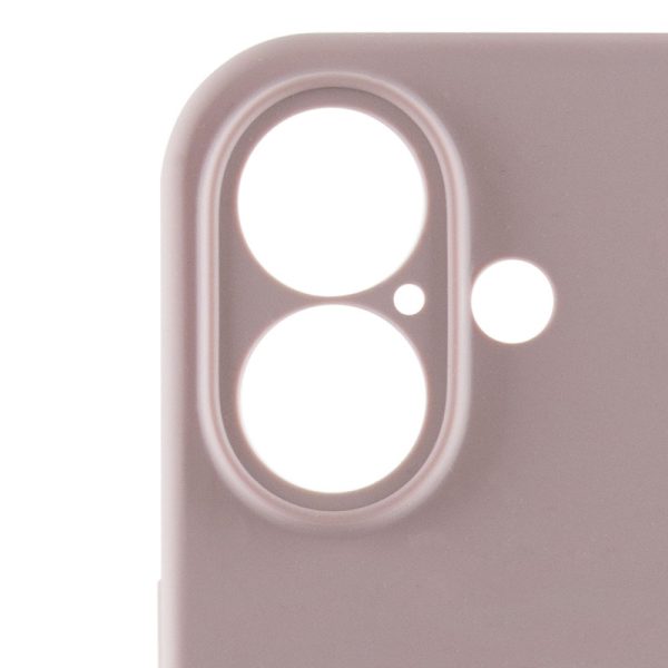 Чохол для iPhone 16 Plus Сірий Silicone Case Full Camera Protective - Зображення 4