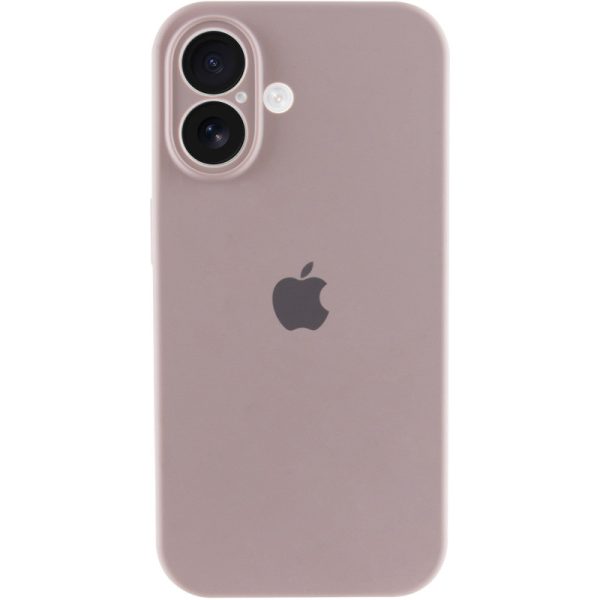 Чохол для iPhone 16 Plus Сірий Silicone Case Full Camera Protective - Зображення 5