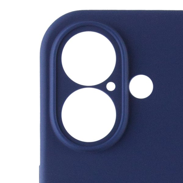 Чохол для iPhone 16 Plus Синій Silicone Case Full Camera Protective - Зображення 5