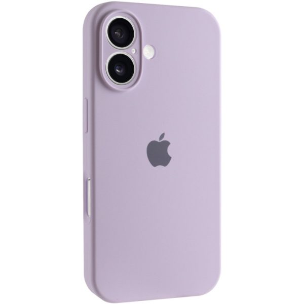 Чохол для iPhone 16 Plus Фіолетовий Silicone Case Full Camera Protective