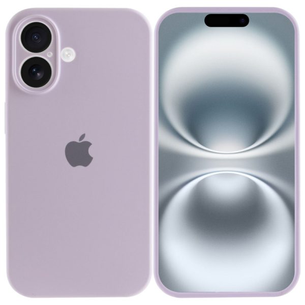 Чохол для iPhone 16 Plus Фіолетовий Silicone Case Full Camera Protective - Зображення 2