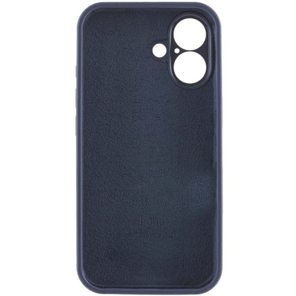 Чохол для iPhone 16 Plus Синій Silicone Case Full Camera Protective - Зображення 6