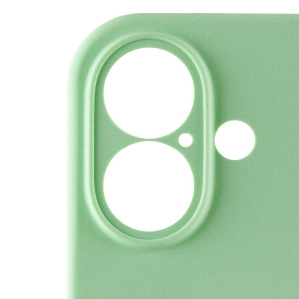 Чохол для iPhone 16 Plus Зелений Silicone Case Full Camera Protective - Зображення 5