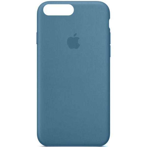 Чохол для iPhone 7 plus / 8 plus Синій Silicone Case Full Protective