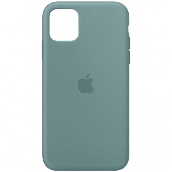 Чохол для iPhone 11 Pro Зелений Silicone Case Full Protective