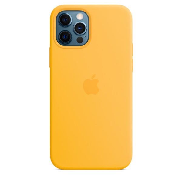 Чохол для iPhone 11 Pro Max Жовтий Silicone Case Full Protective