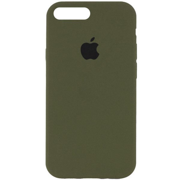 Чохол для iPhone 7 plus / 8 plus Зелений Silicone Case Full Protective