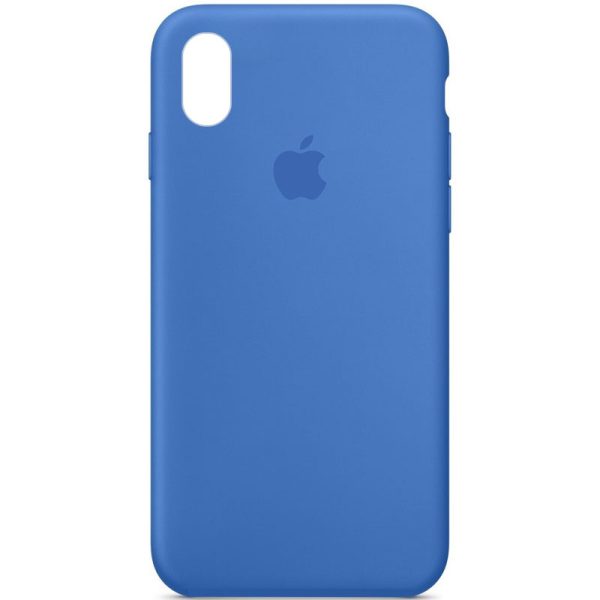 Чохол для iPhone XR Синій Silicone Case Full Protective