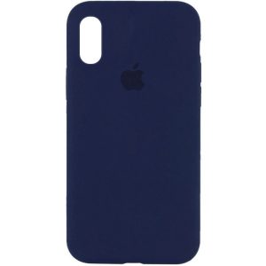 Чохол для iPhone XR Синій Silicone Case Full Protective