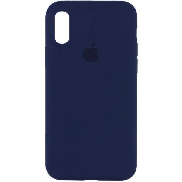Чохол для iPhone XR Синій Silicone Case Full Protective