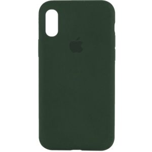 Чохол для iPhone XR Зелений Silicone Case Full Protective