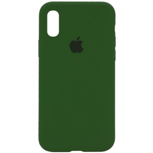 Чохол для iPhone XR Зелений Silicone Case Full Protective