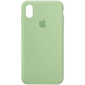 Чохол для iPhone XR Зелений Silicone Case Full Protective