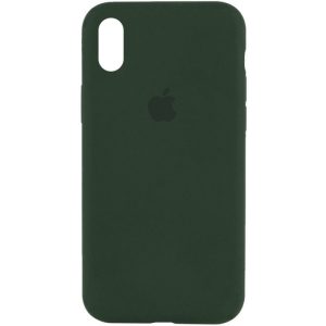 Чохол для iPhone XS Max Зелений Silicone Case Full Protective