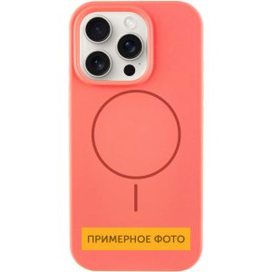 Чохол для iPhone 15 Plus Кавуновий Silicone Case Full Protective NO LOGO with MagSafe