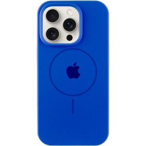 Чохол для iPhone 12 Pro Max Синій Silicone Case Full Protective with MagSafe