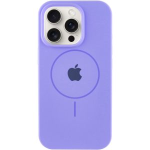 Чохол для iPhone 12 Pro Max Фіолетовий Silicone Case Full Protective with MagSafe