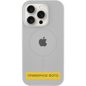 Чохол для iPhone 13 Сірий Silicone Case Full Protective with MagSafe