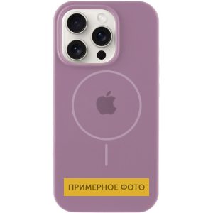 Чохол для iPhone 14 Plus Ліловий Silicone Case Full Protective with MagSafe