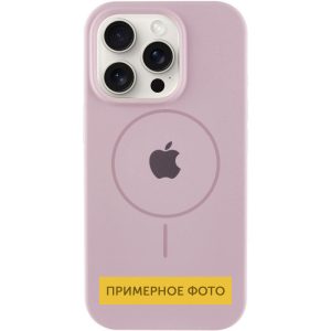 Чохол для iPhone 14 Plus Рожевий Silicone Case Full Protective with MagSafe