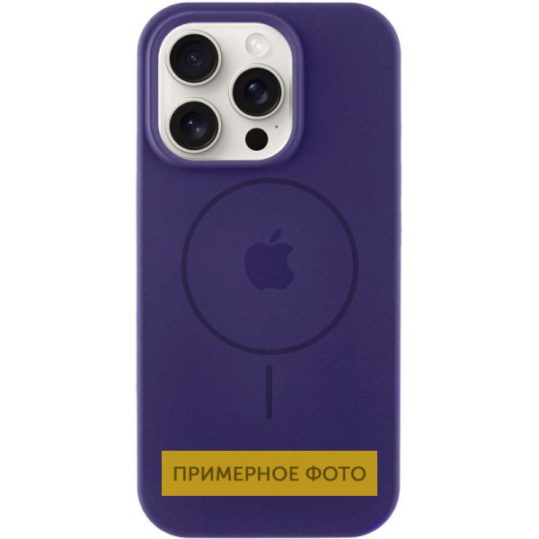 Чохол для iPhone 16 Plus Фіолетовий Silicone Case Full Protective with MagSafe