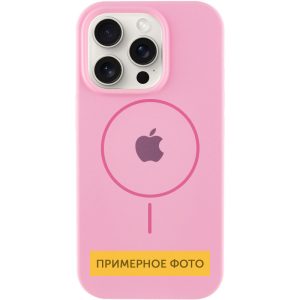 Чохол для iPhone 16 Plus Рожевий Silicone Case Full Protective with MagSafe