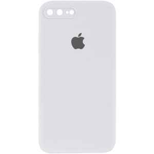 Чохол для iPhone 7 plus / 8 plus Білий Silicone Case Square Full Camera Protective