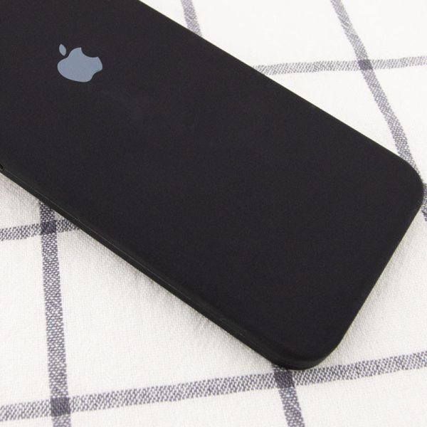 Чохол для iPhone 7 plus / 8 plus Чорний Silicone Case Square Full Camera Protective - Зображення 2