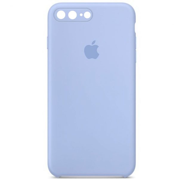 Чохол для iPhone 7 plus / 8 plus Блакитний Silicone Case Square Full Camera Protective