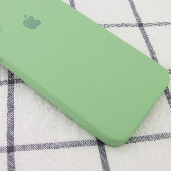 Чохол для iPhone 7 plus / 8 plus М'ятний Silicone Case Square Full Camera Protective - Зображення 2